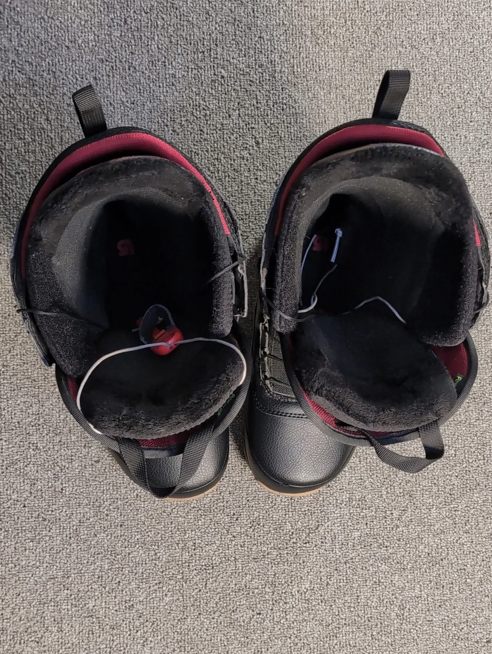 Burton Ruler Wide Speedzone Black Snowboard Boots Mens 12.0 Like New!